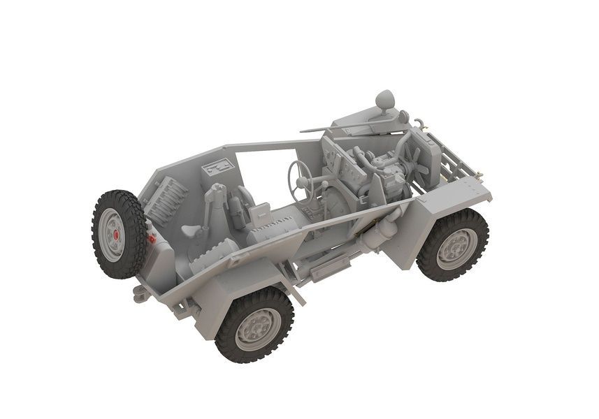 Збірна модель 1/35 БА-64Б радянський легкий бронеавтомобіль, LANMO Model MM35003