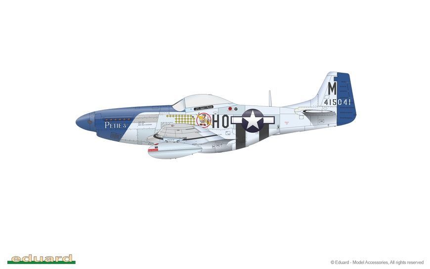 Збірна модель 1/48 P-51D Mustang (ProfiPACK), Eduard 82102