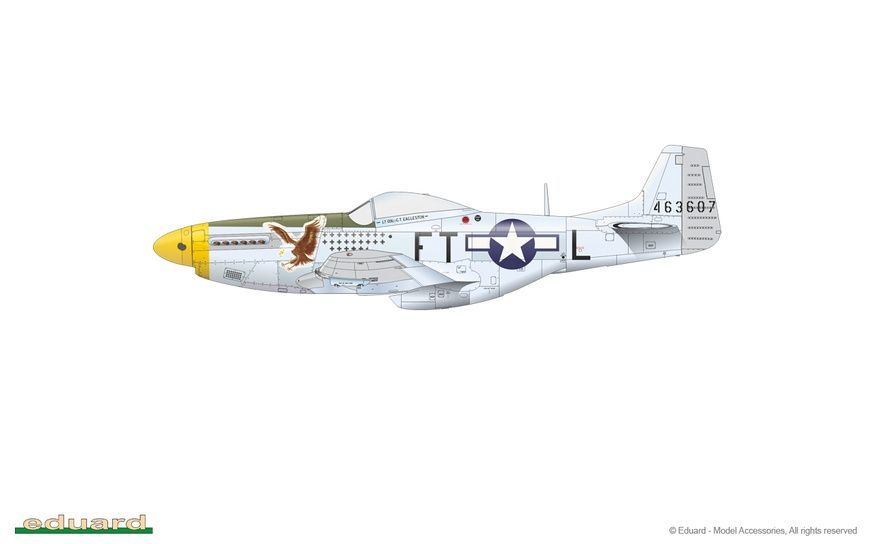 Збірна модель 1/48 P-51D Mustang (ProfiPACK), Eduard 82102
