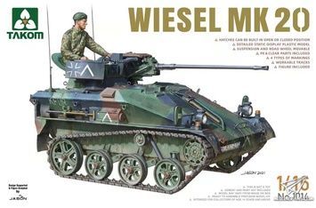 Збірна модель 1/16 Wiesel А1 MK20 німецька бойова машина, Takom 1014