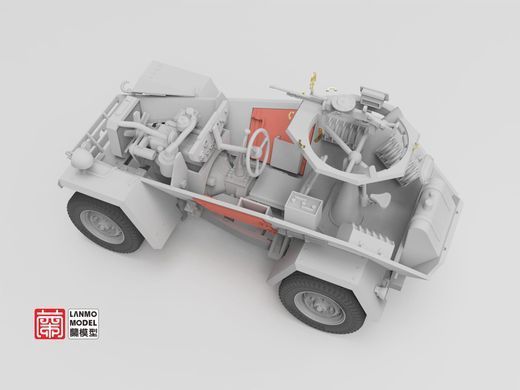 Збірна модель 1/35 BA-64B(r) німецький трофейний бронеавтомобіль, LANMO Model MM35004