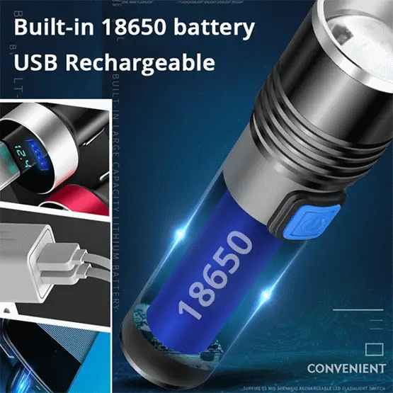 Ліхтарик ультрафіолетовий акумуляторний Balog BL-K31-UV MicroUSB