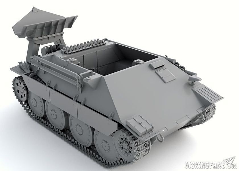 Збірна модель 1/35 БРЕМ Bergepanzer 38 (t) Hetzer пізніх випусків, Standard Edition, Thunder Model 35101