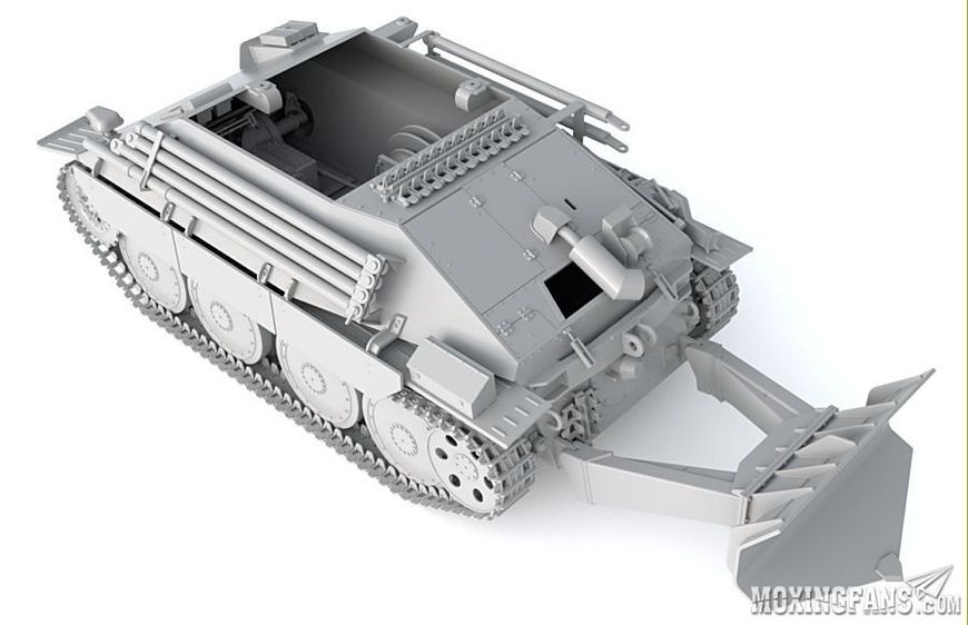 Збірна модель 1/35 БРЕМ Bergepanzer 38 (t) Hetzer пізніх випусків, Standard Edition, Thunder Model 35101