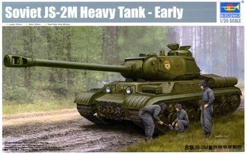 Збірна модель 1/35 ИС-2М ранніх випусків, радянський важкий танк, Trumpeter 05589