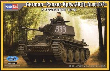 Збірна модель 1/35 Panzer 38(t) Ausf.E/F, Hobby Boss 80136