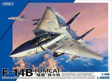 Збірна модель 1/48 F-14B Tomcat палубний винищувач ВМС США, Great Wall Hobby L4828