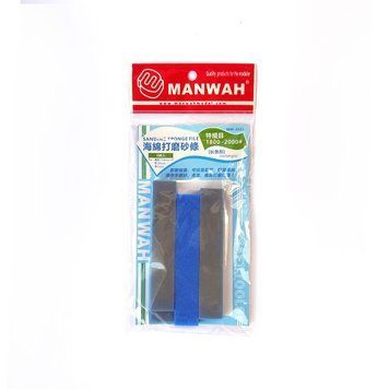 Набір полірувальних спонжів 6 шт., зернистість #1800 - 2000, ManWah MW-2021