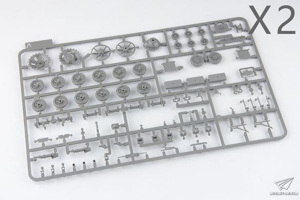 Збірна модель 1/35 StuG.III Ausf.F/8 пізніх випусків, з Winterketten, Takom 8014