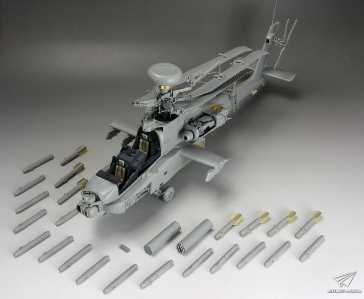 УЦІНКА! Збірна модель 1/35 AH-64D Apache Longbow, Takom/Snowman SP-2601