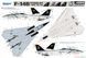 Збірна модель 1/48 F-14B Tomcat палубний винищувач ВМС США, Great Wall Hobby L4828