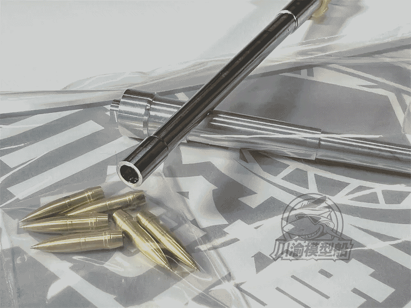 Ствол 152-мм гармати Бр-2 зр. 1935 року + 6 снарядів в 1/35 (для моделі Trumpeter), Chuanyi CYT183