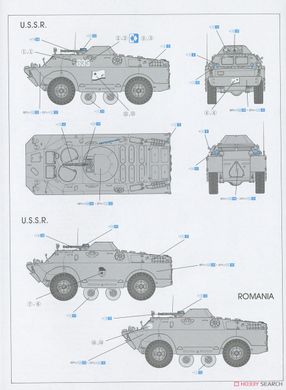 Збірна модель 1/35 БРДМ-2 розвідувально-дозорна машина, Dragon 3513