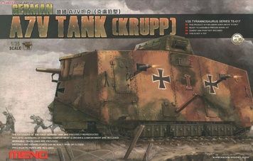 Збірна модель 1/35 Sturmpanzerwagen A7V [Krupp], Meng TS-017