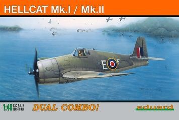 Набір двох збірних моделей 1/48 Hellcat Mk.I/Mk.II (ProfiPACK Dual Combo), Eduard 8223