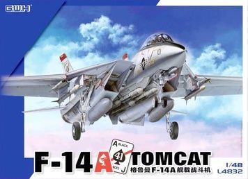 Збірна модель 1/48 F-14A Tomcat палубний винищувач ВМС США, Great Wall Hobby L4832