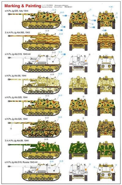 Збірна модель 1/35 Sd.Kfz.164 Nashorn винищувач танків, Dragon 6314