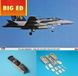 Збірна модель 1/48 F/A-18C Hornet VFA-192 Golden Dragons 2007 Limited Edition + Big Ed 4807, Aires 4211, 4235, Hasegawa 09799