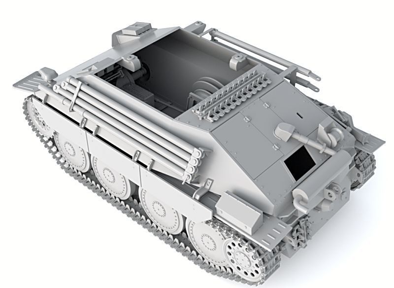 Збірна модель 1/35 БРЕМ Bergepanzer 38 (t) Hetzer ранніх випусків, Standard Edition, Thunder Model 35102
