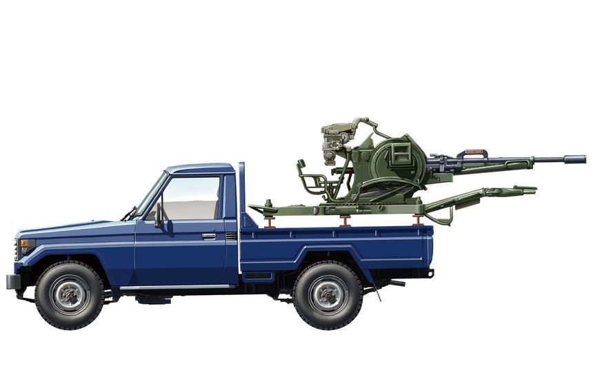 Збірна модель 1/35 Пікап з установкою ЗУ-23-2, Meng VS-004