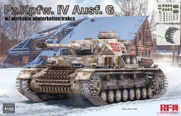 Збірна модель 1/35 Pz.Kpfw.IV Ausf.G з Winterketten, RFM RM-5102