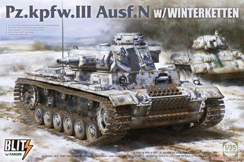 Збірна модель 1/35 Pz.Kpfw.III Ausf.N з Winterketten, Takom 8011