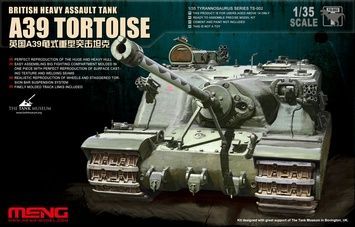 Збірна модель 1/35 A39 Tortoise британський важкий штурмовий танк, Meng TS-002