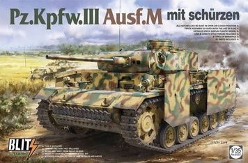 Збірна модель 1/35 Pz.Kpfw.III Ausf.M mit Sch&uuml;rzen, Takom 8002