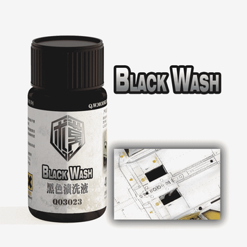 Змивка чорна для панелей та ліній обшивки (Black Wash), QW Model Q03023 (40 мл)