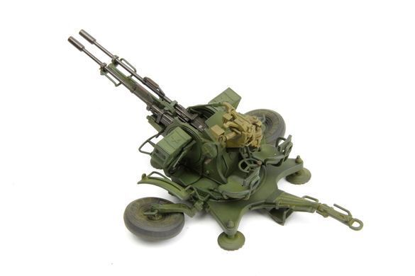 Збірна модель 1/35 Набір легких зенітних гармат на кулеметів радянського виробництва (ЗУ/ЗПУ), 5 в 1, Meng SPS-026