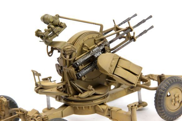 Збірна модель 1/35 Набір легких зенітних гармат на кулеметів радянського виробництва (ЗУ/ЗПУ), 5 в 1, Meng SPS-026