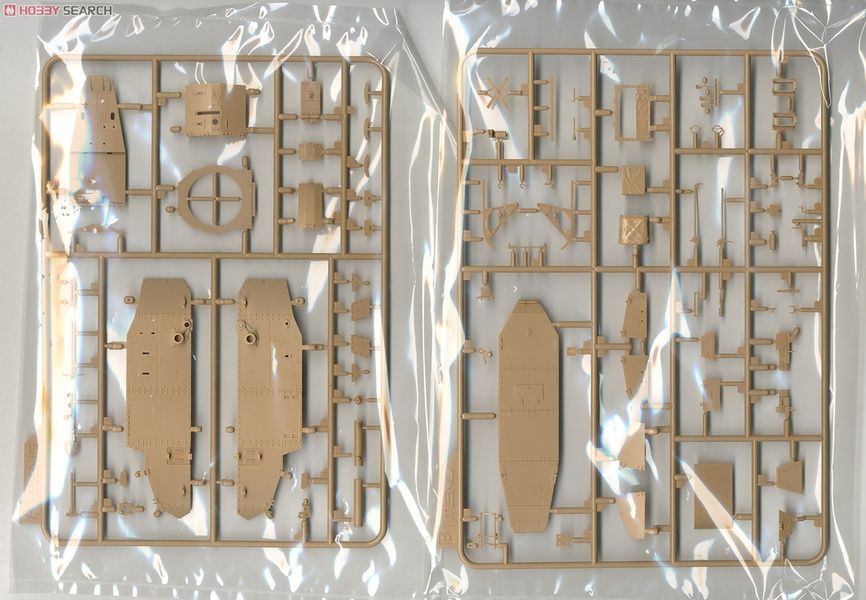 Збірна модель 1/35 Renault FT з литою баштою, з повним інтер'єром, Meng TS-008