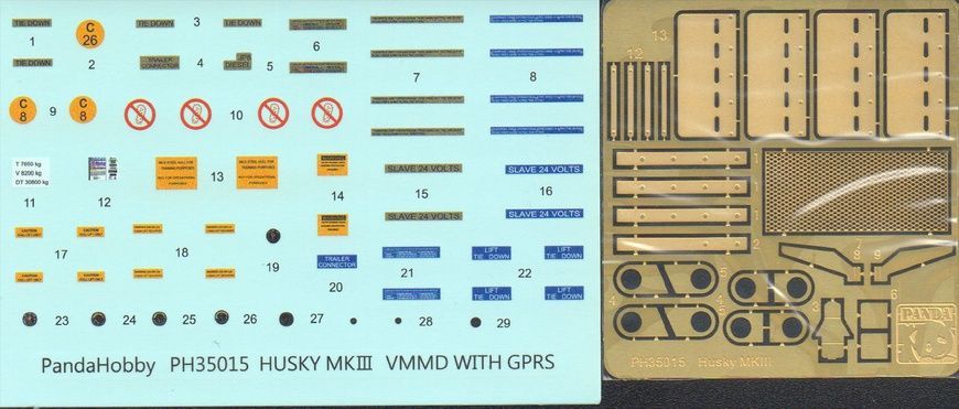 Збірна модель 1/35 Husky Mk.III VMMD інженерна машина розмінування, Panda PH35015