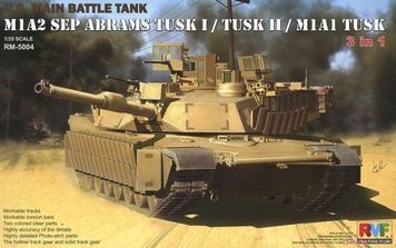 Збірна модель 1/35 M1A2 SEP Abrams TUSK I/II (3 в 1), RFM RM-5004