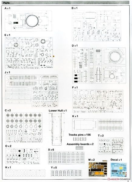 Збірна модель 1/35 M1A2 SEP Abrams TUSK I/II (3 в 1), RFM RM-5004