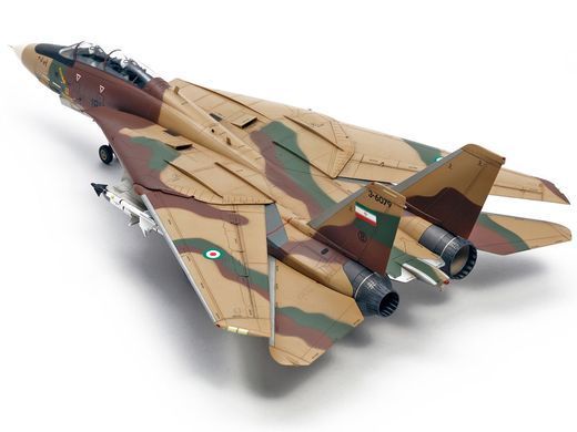 Збірна модель 1/48 Grumman F-14A Tomcat, Tamiya 61114 + металевий датчик Master AM-48-007 + ремені Eduard 49806