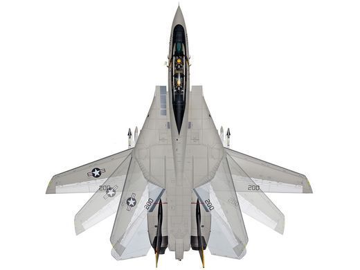 Збірна модель 1/48 Grumman F-14A Tomcat, Tamiya 61114 + металевий датчик Master AM-48-007 + ремені Eduard 49806