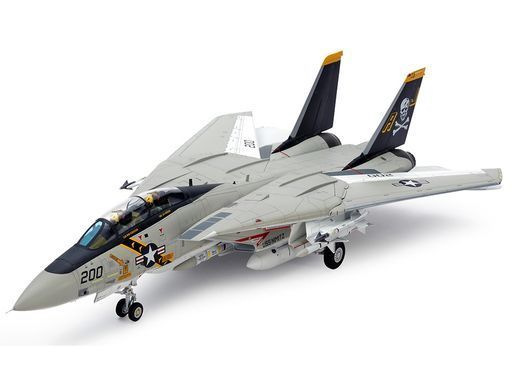 Збірна модель 1/48 Grumman F-14A Tomcat, Tamiya 61114 + металевий датчик Master AM-48-007 + ремені Eduard 49806