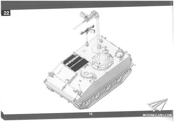 Збірна модель 1/35 M114A1 CRV бронетранспортер США, Takom 2148