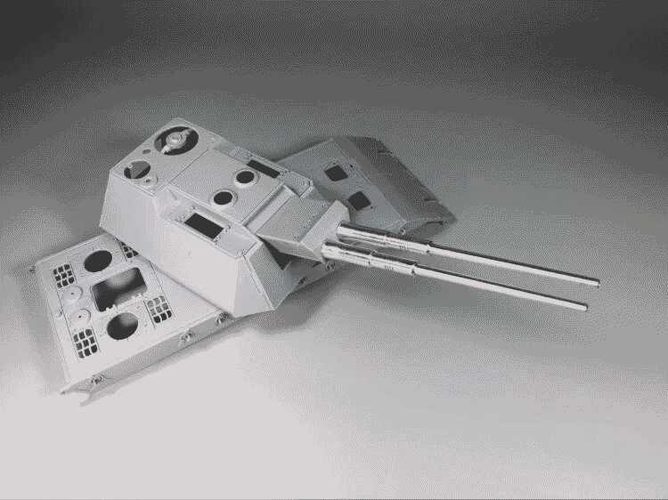 Стволи 88-мм гармат для Flakpanzer E-100 в 1/35 (для моделі Amusing Hobby), Chuanyi CYT03