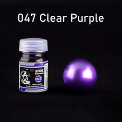 Кольоровий нітро лак - фіолетовий (Clear Purple), Sunin7 047 (15 мл)