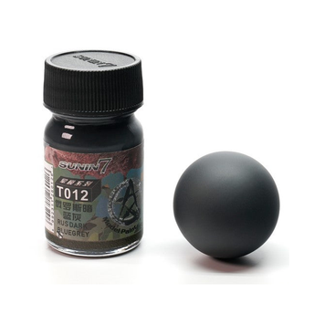 Нітро фарба Темно-синьо-сіра для радянського камуфляжу (Russian Dark Blue Grey), Sunin7 T012 (15 мл)