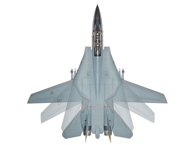 Збірна модель 1/48 Grumman F-14D Tomcat, Tamiya 61118