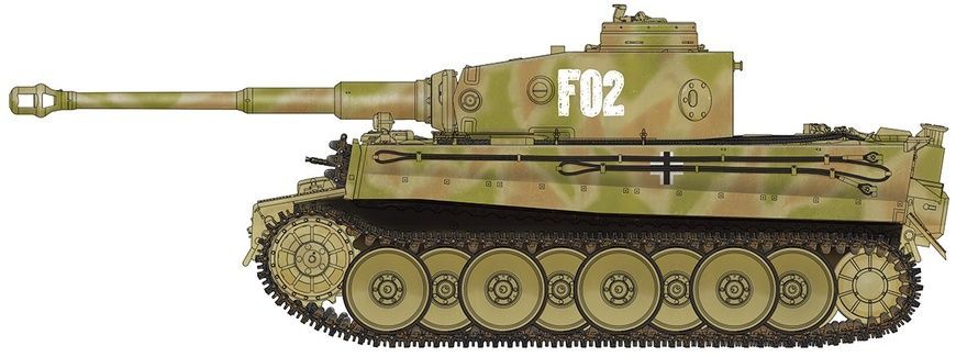 Збірна модель 1/35 Tiger I Ausf.E "гібрид" з Gruppe Fehrmann, RFM RM-5005