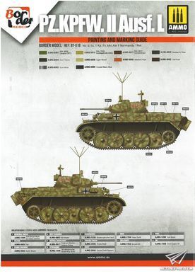 Збірна модель 1/35 Pz.Kpfw II Ausf.L Luchs, пізніх випусків, Border Model BT-018