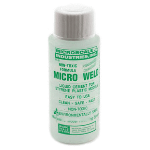 Супер рідкий клей для пластику, нетоксичний Micro Weld (30 ml), Microscale MI-6