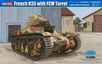 Збірна модель 1/35 Renault R35 з баштою FCM, Hobby Boss 83894
