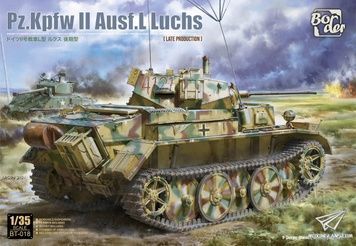 Збірна модель 1/35 Pz.Kpfw II Ausf.L Luchs, пізніх випусків, Border Model BT-018