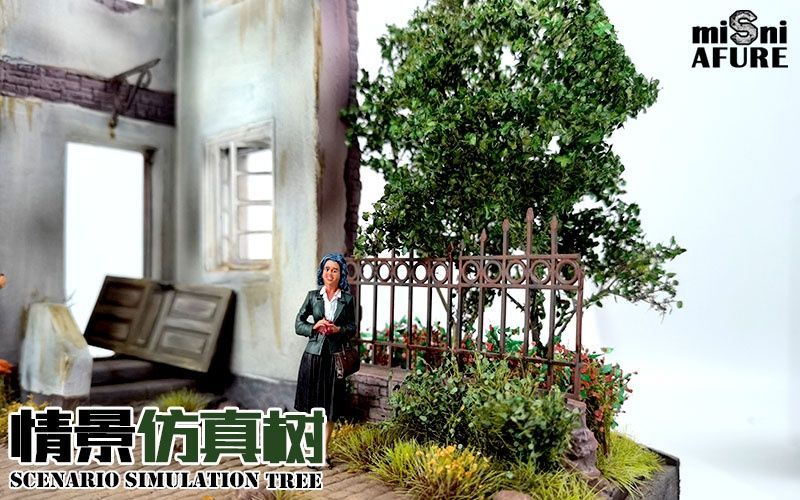 Дерево для діорами &ndash; весняне світло-зелене (Spring green), MiniAfure (14 см)