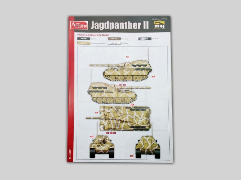Збірна модель 1/35 Jagdpanther II, Amusing Hobby 35A011